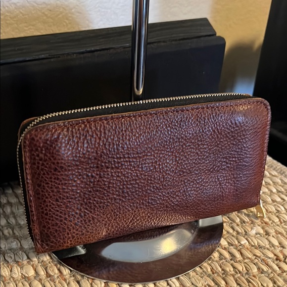 Portland Leather Brown Women's Wallet - Picture 4 of 7